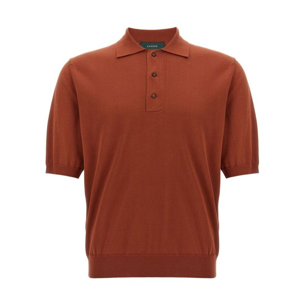 Zanone Men Cotton Polo Shirt